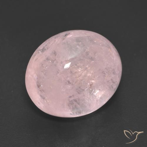 Morganite Rosa vivido naturale da 7.52 ct, Ovale, Traslucido