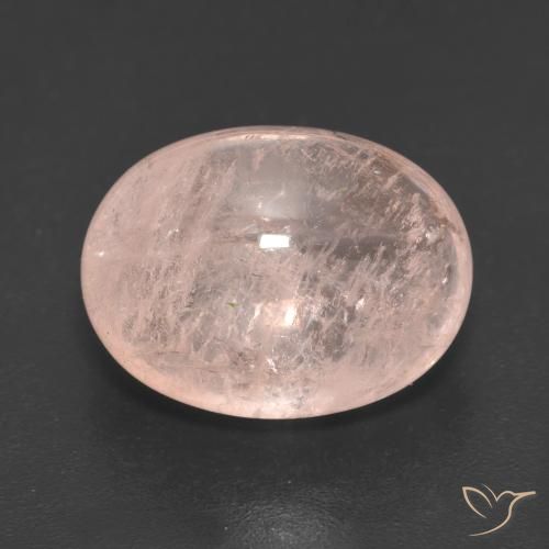 Morganite Rosa medio naturale da 9.59 ct, Ovale, Traslucido