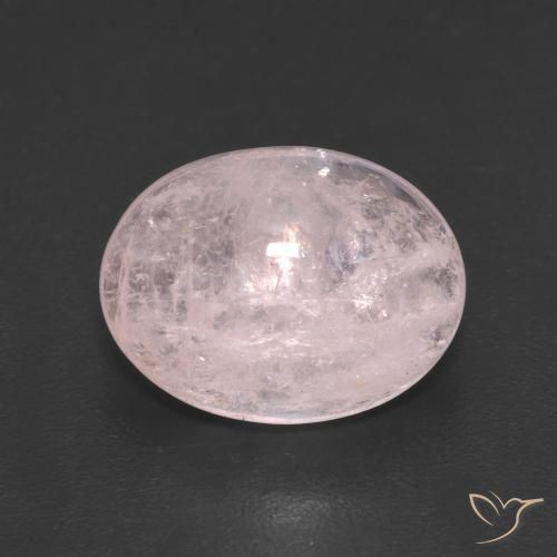 4.01ct Naturale Rosa corallo Morganite, Ovale, Traslucido
