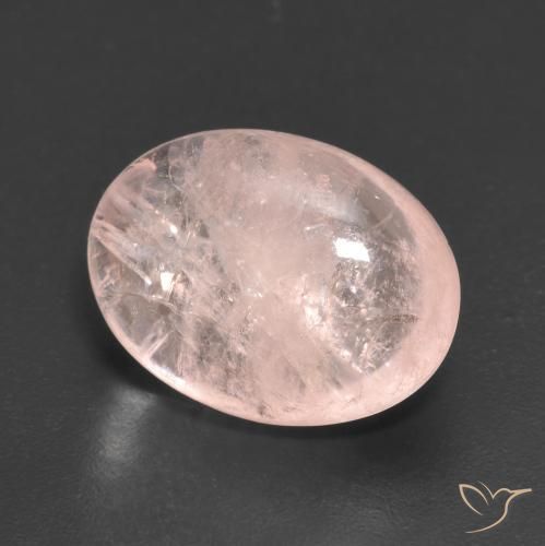 Morganite Rosa chiaro naturale da 7.80 ct, Ovale, Trasparente