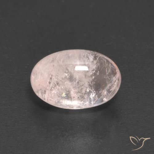 1.67ct Naturale Rosa chiaro Morganite, Ovale, Trasparente