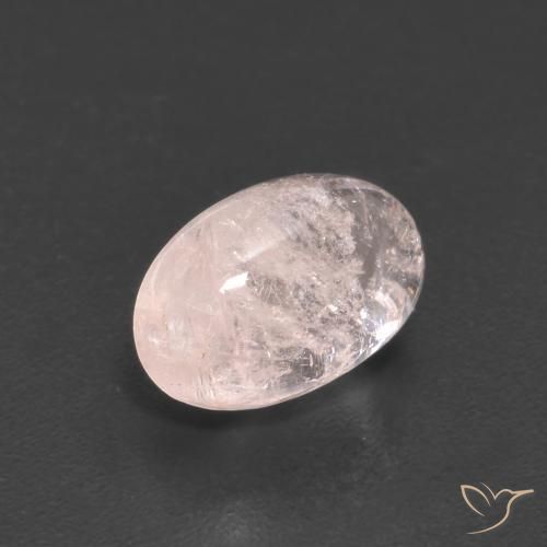 Morganite Rosa chiaro naturale da 1.67 ct, Ovale, Trasparente