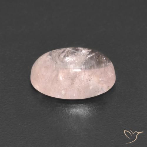 Morganite Rosa chiaro naturale da 1.67 ct, Ovale, Trasparente