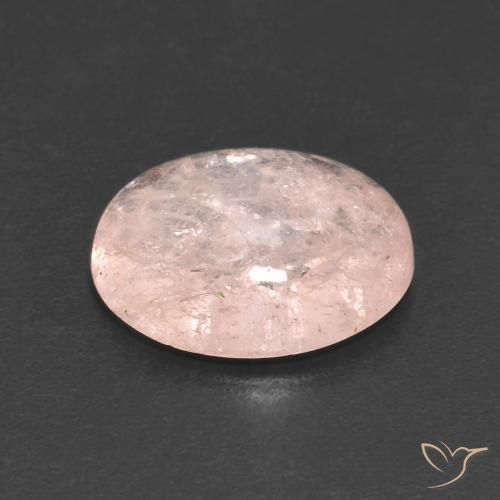 Morganite Rosa chiaro naturale da 3.55 ct, Ovale, Trasparente