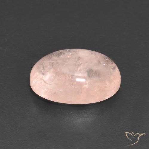 Morganite Rosa rosa naturale da 3.33 ct, Ovale, Trasparente