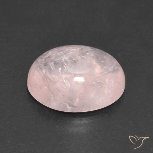 Morganite rosa fenicottero naturale da 4.43 ct, Ovale, Trasparente