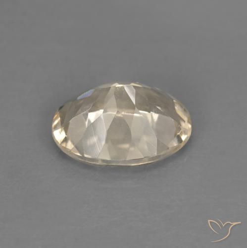 Morganite Dorato chiaro naturale da 1.10 ct, Ovale, VS