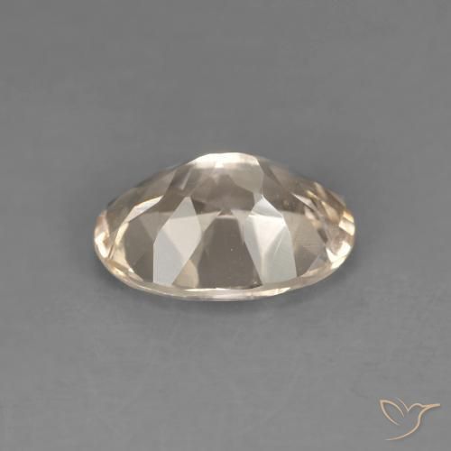Morganite Arancione chiaro naturale da 1.08 ct, Ovale, VVS-VS