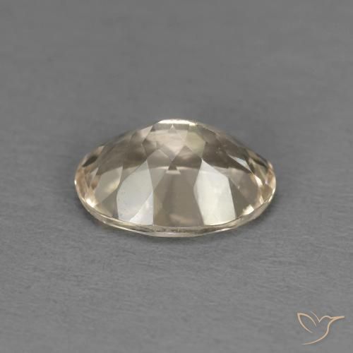 Morganite Dorato chiaro naturale da 1.24 ct, Ovale, VS