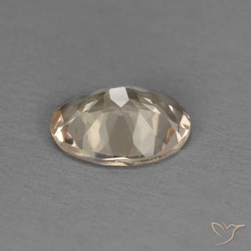 Morganite Light Neutral Orange naturale da 1.02 ct, Ovale, VS