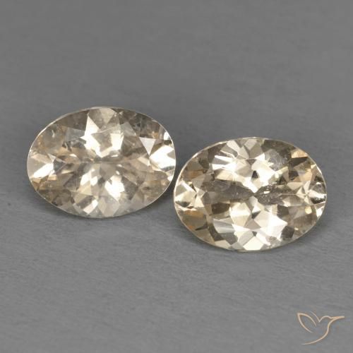 1.98ctw Naturale Arancione chiaro Morganite, Ovale, VS