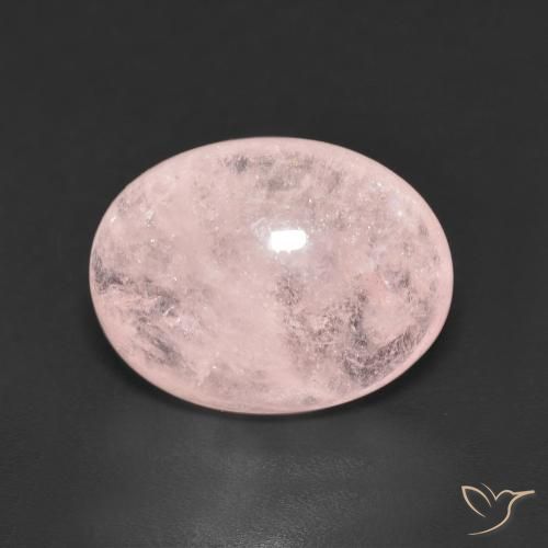 3.73ct Naturale Rosa chiaro Morganite, Ovale, Trasparente