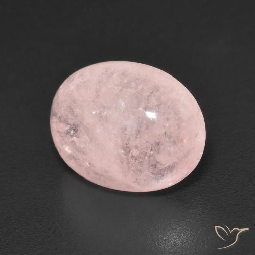 Morganite Rosa chiaro naturale da 3.73 ct, Ovale, Trasparente