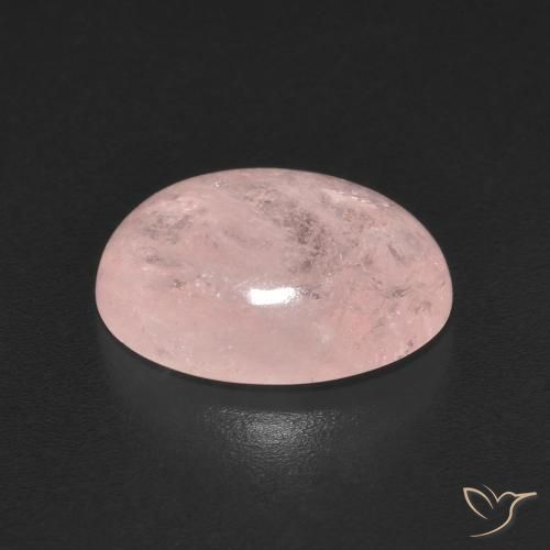 Morganite Rosa chiaro naturale da 3.73 ct, Ovale, Trasparente