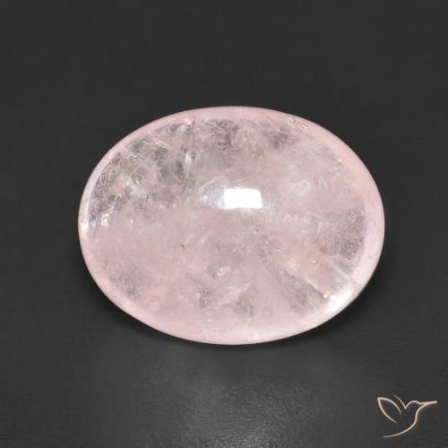 5.54ct Naturale Rosa chiaro Morganite, Ovale, Trasparente