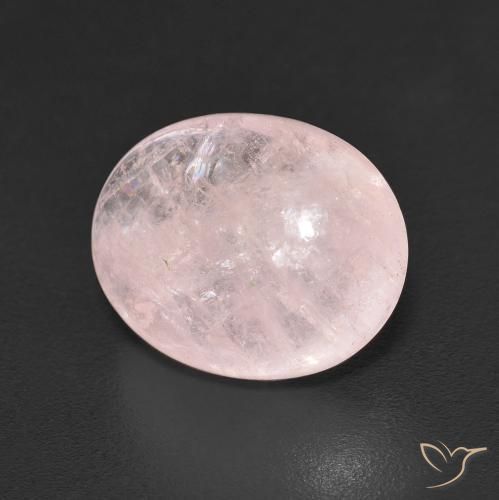 Morganite Rosa chiaro naturale da 5.54 ct, Ovale, Trasparente