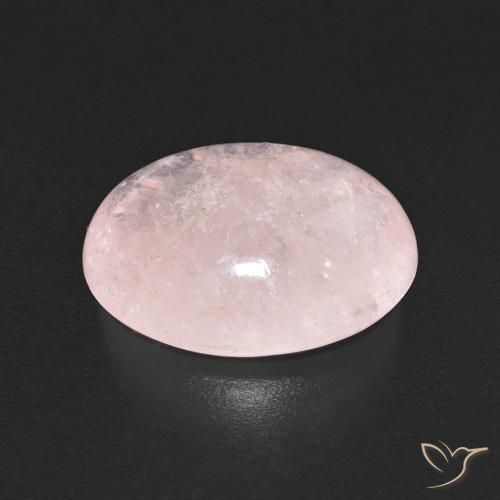 Morganite Rosa chiaro naturale da 5.54 ct, Ovale, Trasparente