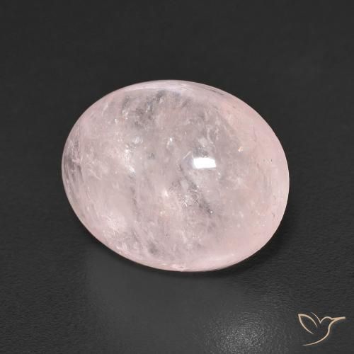 Morganite Rosa chiaro naturale da 5.79 ct, Ovale, Trasparente