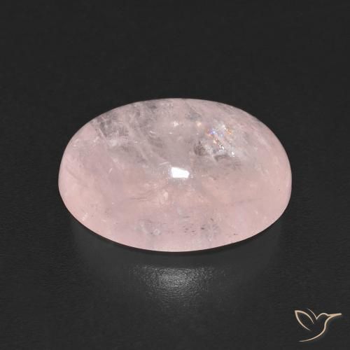 Morganite Rosa chiaro naturale da 5.79 ct, Ovale, Trasparente