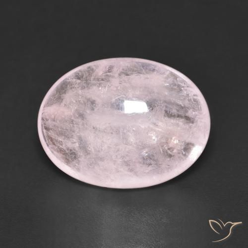 7.10ct Naturale Rosa Molto Chiaro Morganite, Ovale, Trasparente