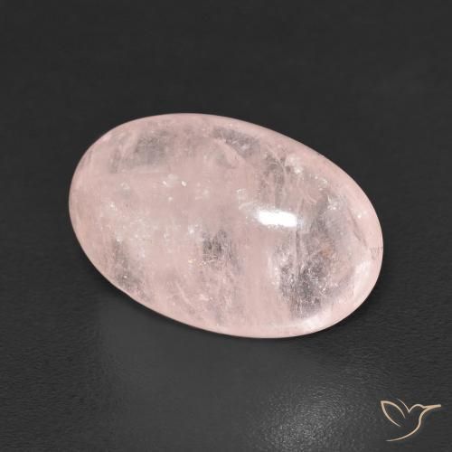 Morganite Rosa corallo naturale da 6.70 ct, Ovale, Trasparente