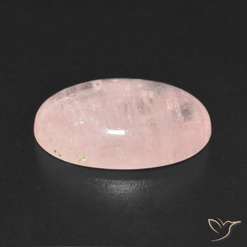 Morganite Rosa corallo naturale da 6.70 ct, Ovale, Trasparente