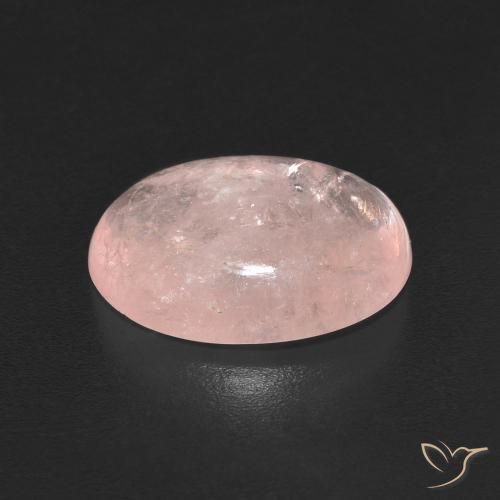 Morganite Rosa corallo naturale da 4.13 ct, Ovale, Trasparente