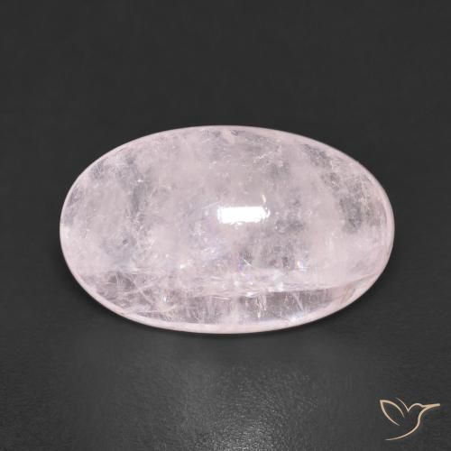 7.32ct Naturale Rosa Molto Chiaro Morganite, Ovale, Trasparente