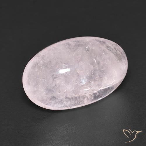 Morganite Rosa Molto Chiaro naturale da 7.32 ct, Ovale, Trasparente