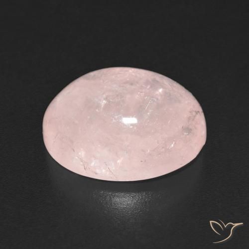 Morganite Rosa chiaro naturale da 5.89 ct, Ovale, Trasparente