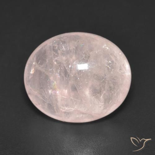 6.74ct Naturale Rosa chiaro Morganite, Ovale, Trasparente