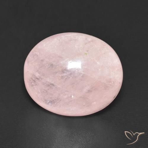 5.06ct Naturale Rosa medio Morganite, Ovale, Traslucido