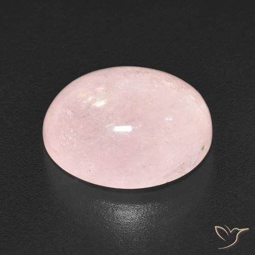Morganite Rosa medio naturale da 5.06 ct, Ovale, Traslucido