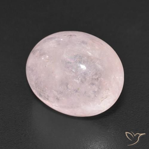 Morganite Rosa chiaro naturale da 5.37 ct, Ovale, Traslucido