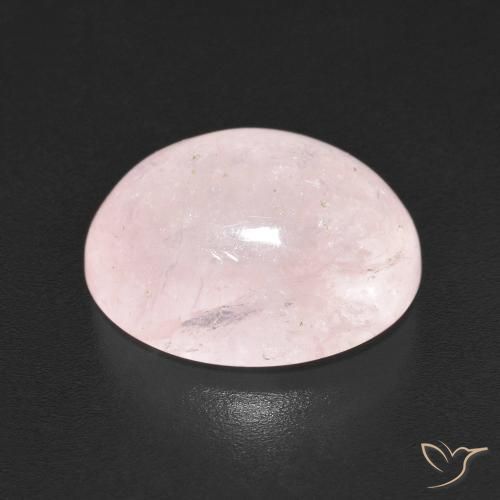 Morganite Rosa chiaro naturale da 5.37 ct, Ovale, Traslucido