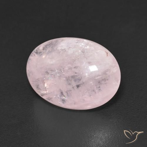Morganite Rosa chiaro naturale da 5.87 ct, Ovale, Trasparente
