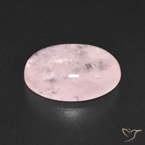 Morganite Rosa chiaro naturale da 5.87 ct, Ovale, Trasparente