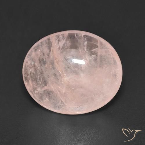 4.45ct Naturale Rosa medio Morganite, Ovale, Trasparente