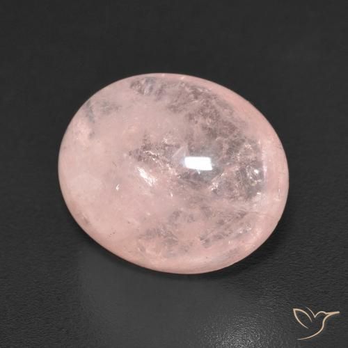Morganite Rosa medio naturale da 6.02 ct, Ovale, Trasparente