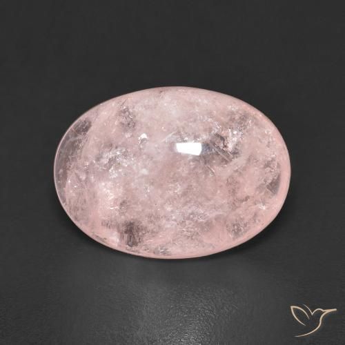 6.49ct Naturale Rosa medio Morganite, Ovale, Trasparente