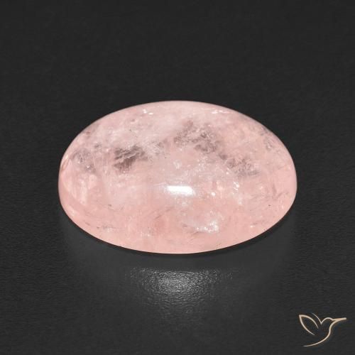 Morganite Rosa medio naturale da 6.49 ct, Ovale, Trasparente