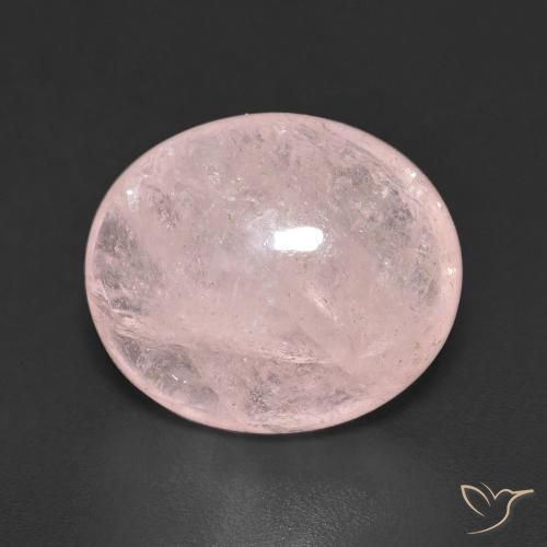 6.44ct Naturale Rosa medio Morganite, Ovale, Trasparente