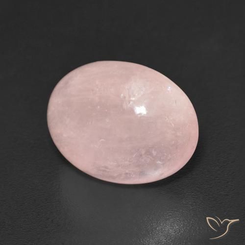 Morganite Rosa medio naturale da 5.52 ct, Ovale, Traslucido