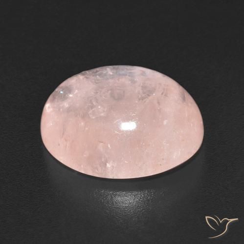 Morganite Rosa medio naturale da 4.71 ct, Ovale, Trasparente