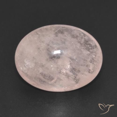 9.29ct Naturale Rosa Corallo Chiaro Morganite, Ovale, Trasparente