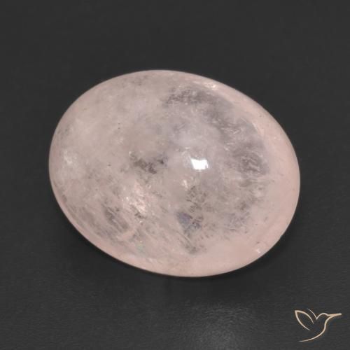 Morganite Rosa Corallo Chiaro naturale da 9.29 ct, Ovale, Trasparente