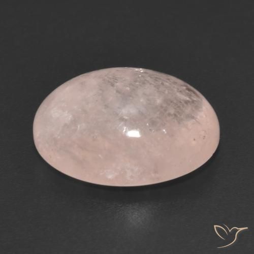 Morganite Rosa Corallo Chiaro naturale da 9.29 ct, Ovale, Trasparente