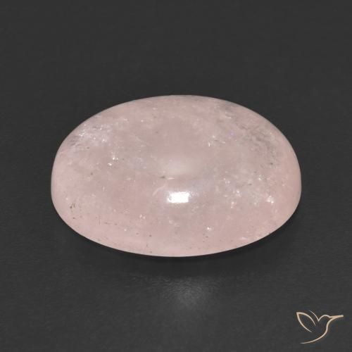 Morganite Rosa chiaro naturale da 8.30 ct, Ovale, Traslucido