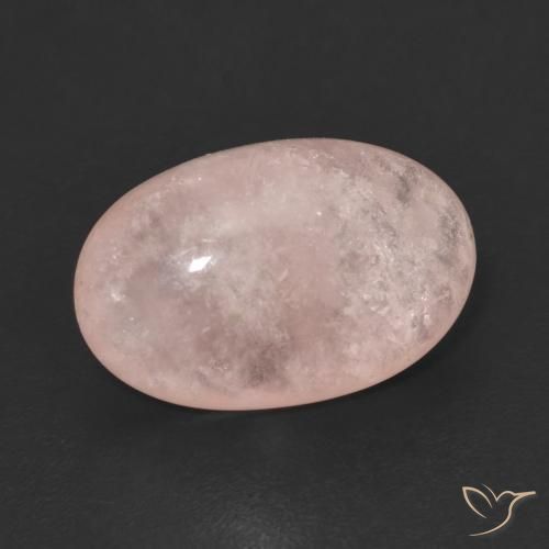 7.67ct Naturale rosa fenicottero Morganite, Ovale, Traslucido