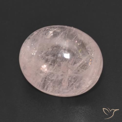 Morganite Rosa chiaro naturale da 4.68 ct, Ovale, Trasparente